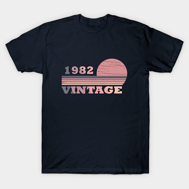 vintage 1982 birthday T-Shirt by omitay